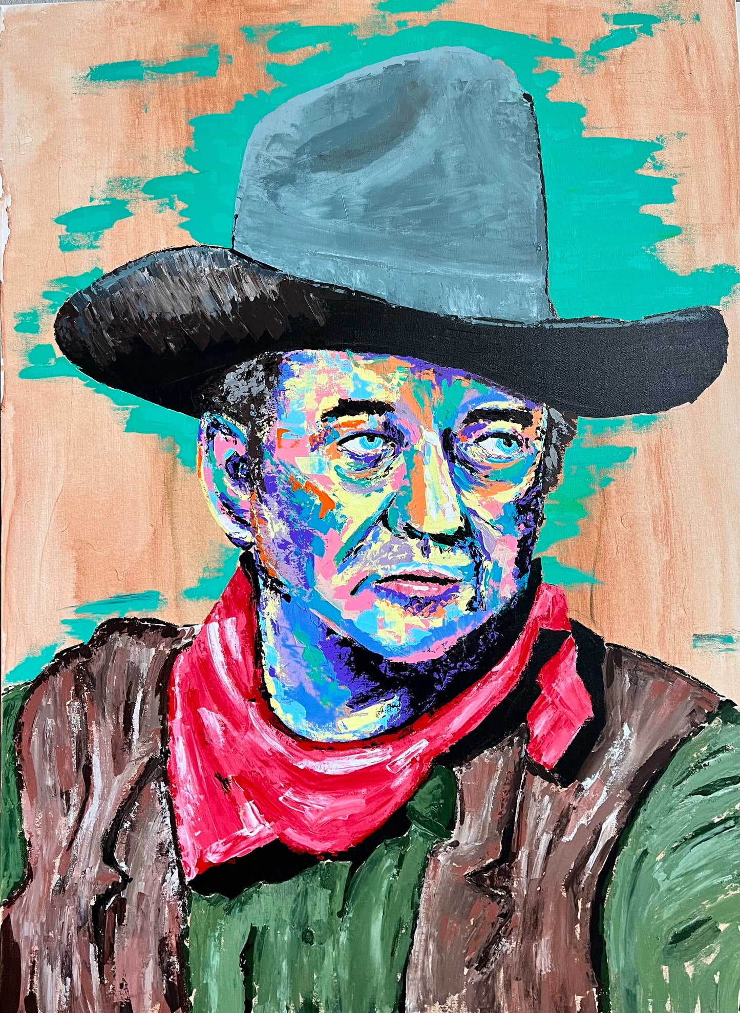 John Wayne print